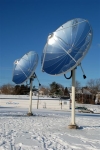 Calefacción solar con concentradores solares 