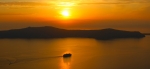 La Isla de Santorini: un hermoso lugar para una puesta del sol 