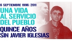 Javier Iglesias crimen de estado. 15 años de impunidad
