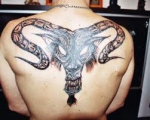 Tatuaje de cabra imagen o símbolo