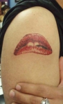 Tatuajes de labios y bocas