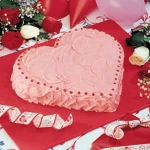 Tarta corazón rosa San Valentin