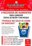 II Recogida de Alimentos de Escuela Nekkar para Comedor Social de Belen y San Roque